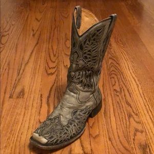 Corral Full Leather Square Toe Boot *Size 10D*